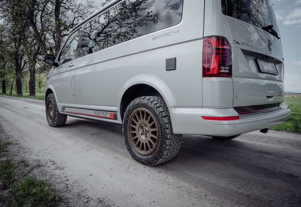 8x18 ET45 Twin-Monotube-Projekt-AT2 Alufelge sand für VW T5